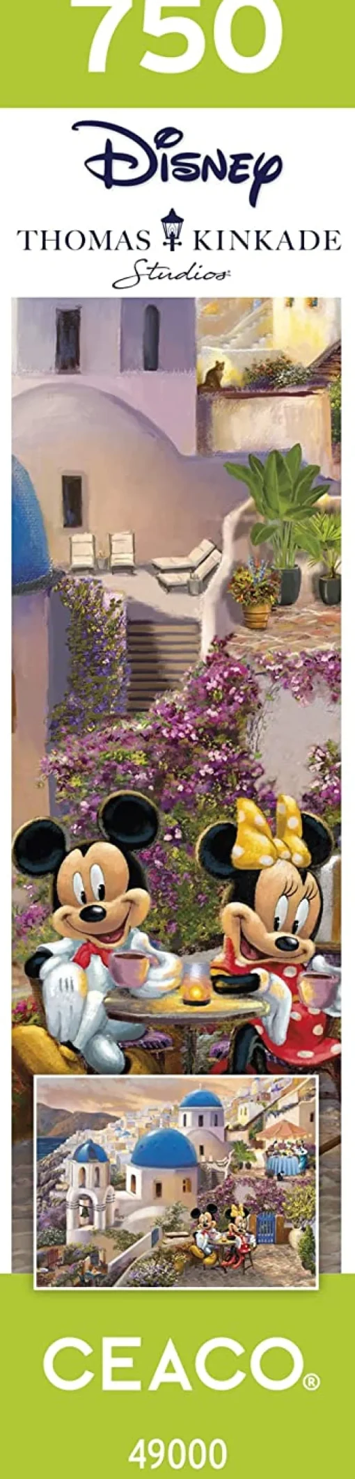 Ceaco - Thomas Kinkade - Disney Dreams Collection - Mickey and Minnie