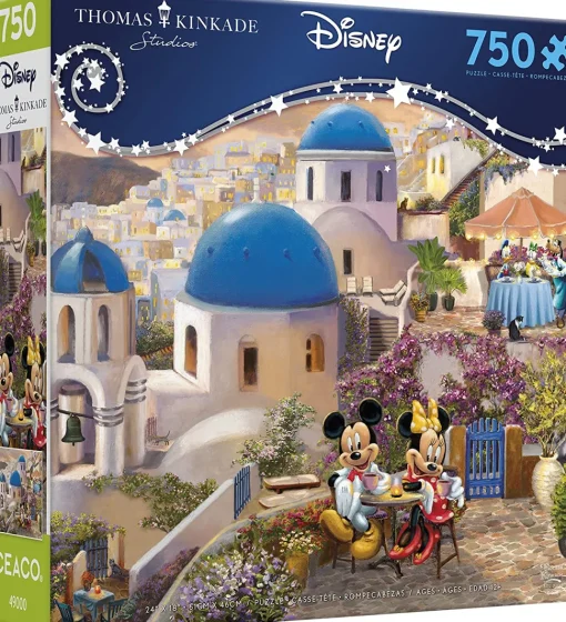 Ceaco - Thomas Kinkade - Disney Dreams Collection - Mickey and Minnie