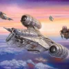 Ceaco - Thomas Kinkade The Mandalorian Collection - The Escort, Star W