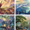 Ceaco 4-in-1 Multi-Pack Thomas Kinkade Disney Dreams Collection Jigsaw