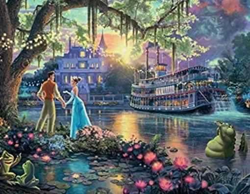 Ceaco 4-in-1 Multi-Pack Thomas Kinkade Disney Dreams Collection Jigsaw