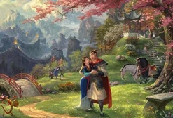 Ceaco Thomas Kinkade - The Disney Collection - Mulan Puzzle - 750 Piec