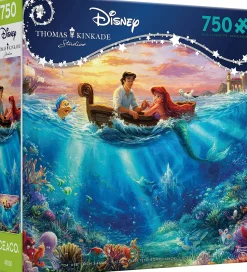 Ceaco Thomas Kinkade Disney Dreams - The Little Mermaid Falling in Lov