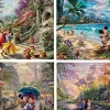 Ceaco Thomas Kinkade The Disney Collection 4 in 1 Multipack Puzzles (5