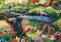 Ceaco Thomas Kinkade The Disney Collection Multipack 4 in 1 Puzzle - 5