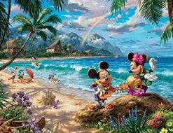 Ceaco Thomas Kinkade The Disney Collection 4 in 1 Multipack Puzzles (5