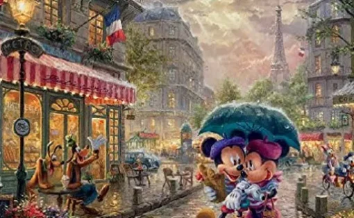 Ceaco Thomas Kinkade The Disney Collection 4 in 1 Multipack Puzzles (5