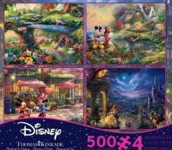 Ceaco Thomas Kinkade The Disney Collection Multipack 4 in 1 Puzzle - 5