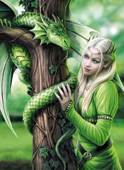 Clementoni - Kindred Spirits by Anne Stokes Jigsaw Puzzle (1000 Pieces