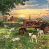 Cobble Hill - Field at Sunrise Jigsaw Puzzle (1000 Pieces)