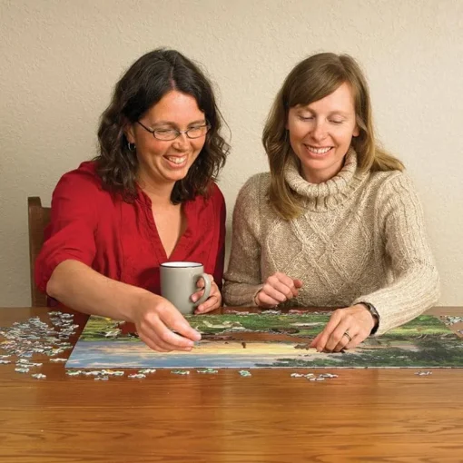 Cobble Hill - Field at Sunrise Jigsaw Puzzle (1000 Pieces)