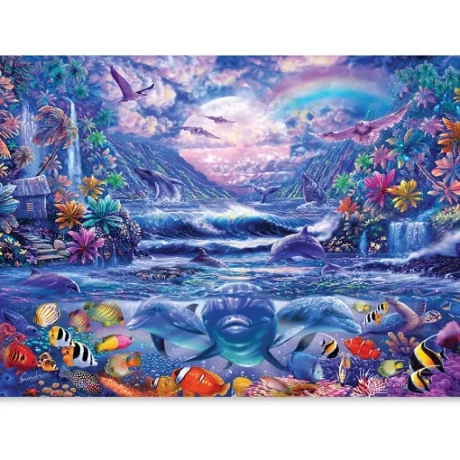 Crown - Amazing Animal Series - Moonlight Oasis by Steve Sundram Jigsa