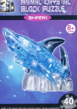 3D Animal Crystal Block Puzzle - Shark