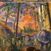 Educa - Curious (Dinosaurs) by Vincent Hie Jigsaw Puzzle (500 Pieces)