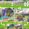 Educa - Dino World Puzzle 2x100 Pieces Jigsaw Puzzle (200 Pieces)