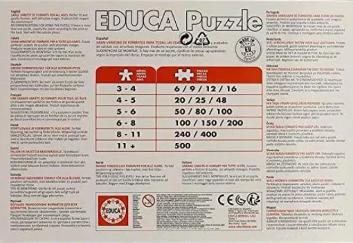 Educa - Dragons & Knights 2 x 48pc Jigsaw Puzzle (96 Pieces)