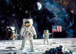 Educa - First Men on the Moon Jigsaw Puzzle (1000 Pieces)