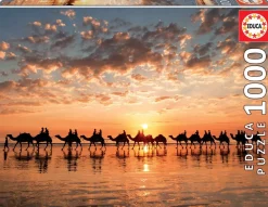 Educa - Golden Sunset Cable Beach Jigsaw Puzzle (1000 Pieces)