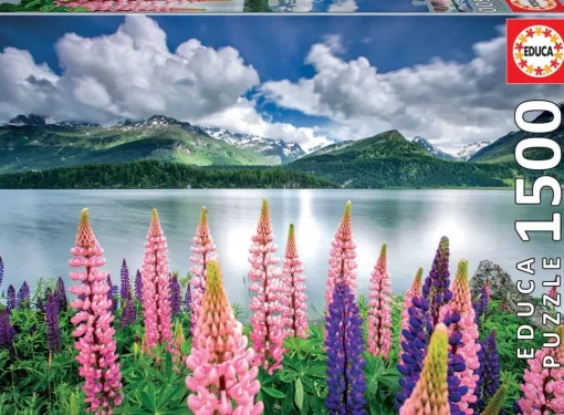 Educa - Lupis On Shores Of Lake Sils Jigsaw Puzzle (1500 Pieces)
