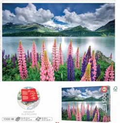 Educa - Lupis On Shores Of Lake Sils Jigsaw Puzzle (1500 Pieces)