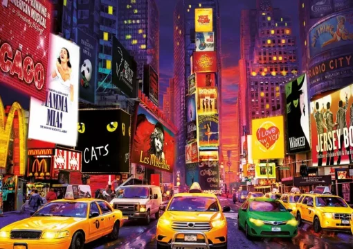 Educa - Neon Times Square New York Jigsaw Puzzle (1000 Pieces)