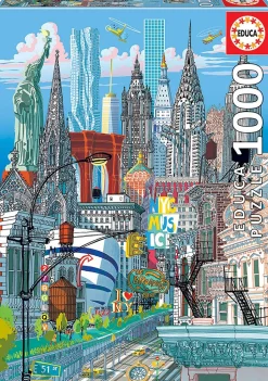 Educa - New York, Carlo Stanga Jigsaw Puzzle (1000 Pieces)