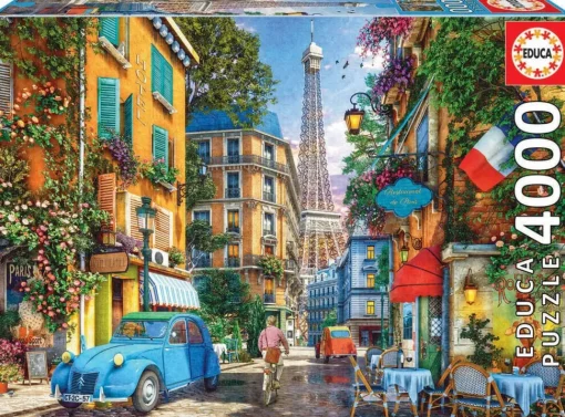 Educa - Old Streets Of Paris Jigsaw Puzzle (4000 Pieces)