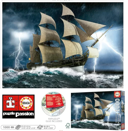 Educa - Perfect Storm Jigsaw Puzzle (1000 Pieces)