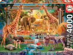 Educa - Savana Coming To Life Jigsaw Puzzle (4000 Pieces)