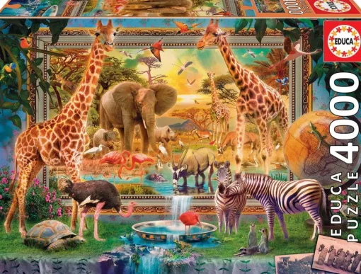Educa - Savana Coming To Life Jigsaw Puzzle (4000 Pieces)