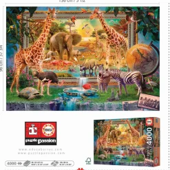 Educa - Savana Coming To Life Jigsaw Puzzle (4000 Pieces)