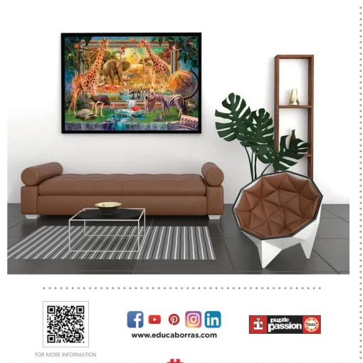 Educa - Savana Coming To Life Jigsaw Puzzle (4000 Pieces)