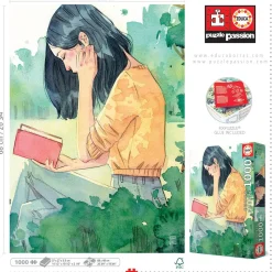 Educa - The Reader by Esther Gili Jigsaw Puzzle (1000 Pieces)