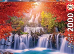 Educa - Waterfall In Thailand Jigsaw Puzzle (2000 Pieces)