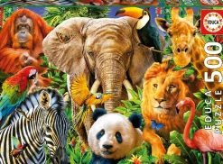 Educa - Wild Animals Jigsaw Puzzle (500 Pieces)
