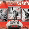 Educa - 3X500p Big Cities Deco Puzzle Jigsaw Puzzle (1500 Pieces)