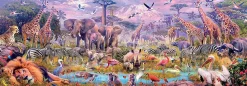 Educa - 2x100p Wild Animals Jigsaw Puzzle (200 Pieces)