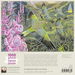 Flame Tree Studio - Foxgloves and Finches by Annie Soudain Jigsaw Puzz