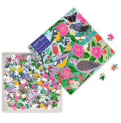 Flame Tree Studio - Garden Birds by Kate Heiss Jigsaw Puzzle (1000 Pie