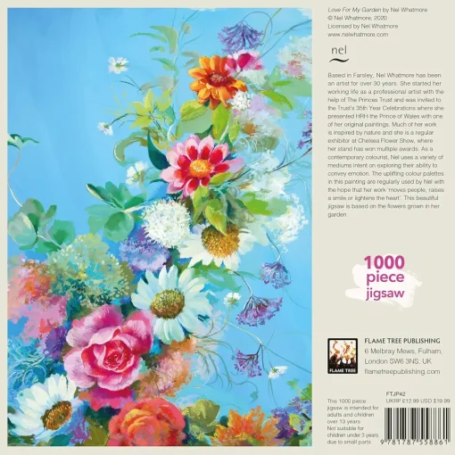 Flame Tree Studio - Love For My Garden by Nel Whatmore Jigsaw Puzzle (