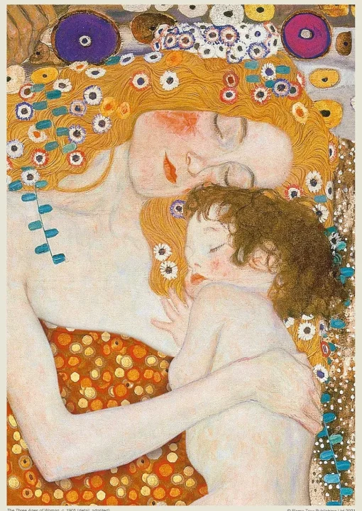 Flame Tree Studio - Three Ages of Women by Gustav Klimt Jigsaw Puzzle