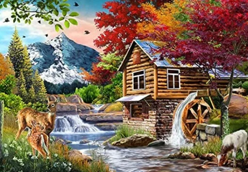 Funbox - Perfect Places the Cabin Jigsaw Puzzle (1000 Pieces)