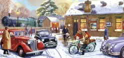 Gibsons - Christmas Eve At Station Jigsaw Puzzle (636 Pieces)