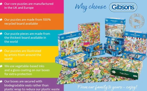 Gibsons - Endeavour Whitby Jigsaw Puzzle (500 Pieces)
