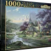 Harlington - Clocktower Cottage by Thomas Kinkade Jigsaw Puzzle (1000