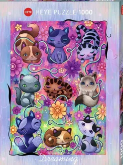 Heye - Dreaming, Kitty Cats by Jeremiah Ketner Jigsaw Puzzle (1000 Pie
