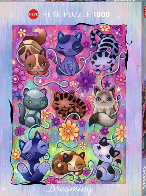 Heye - Dreaming, Kitty Cats by Jeremiah Ketner Jigsaw Puzzle (1000 Pie