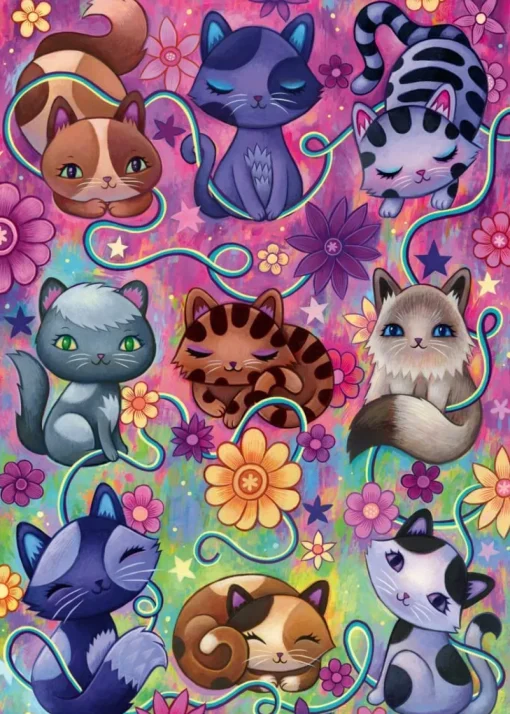 Heye - Dreaming, Kitty Cats by Jeremiah Ketner Jigsaw Puzzle (1000 Pie