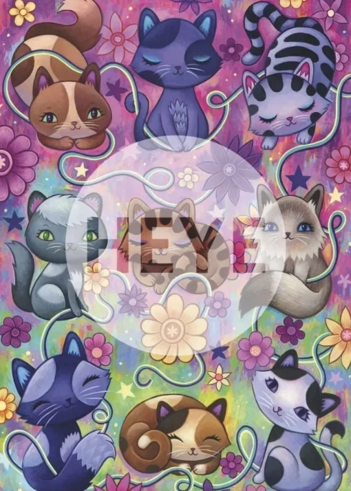 Heye - Dreaming, Kitty Cats by Jeremiah Ketner Jigsaw Puzzle (1000 Pie