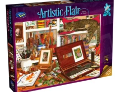 Holdson - Artistic Flair Paint & Draw by Tracy Hall Jigsaw Puzzle (100